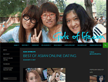 Tablet Screenshot of girlsoflife.com